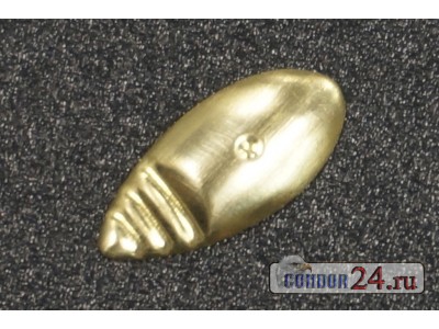 Чешуйки CR202 Щит с рисками глухой, 11,5 х 5 мм., латунь, 500 шт.